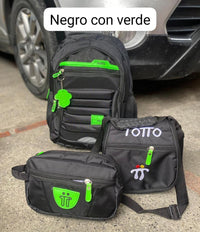 NEGRO CON VERDE